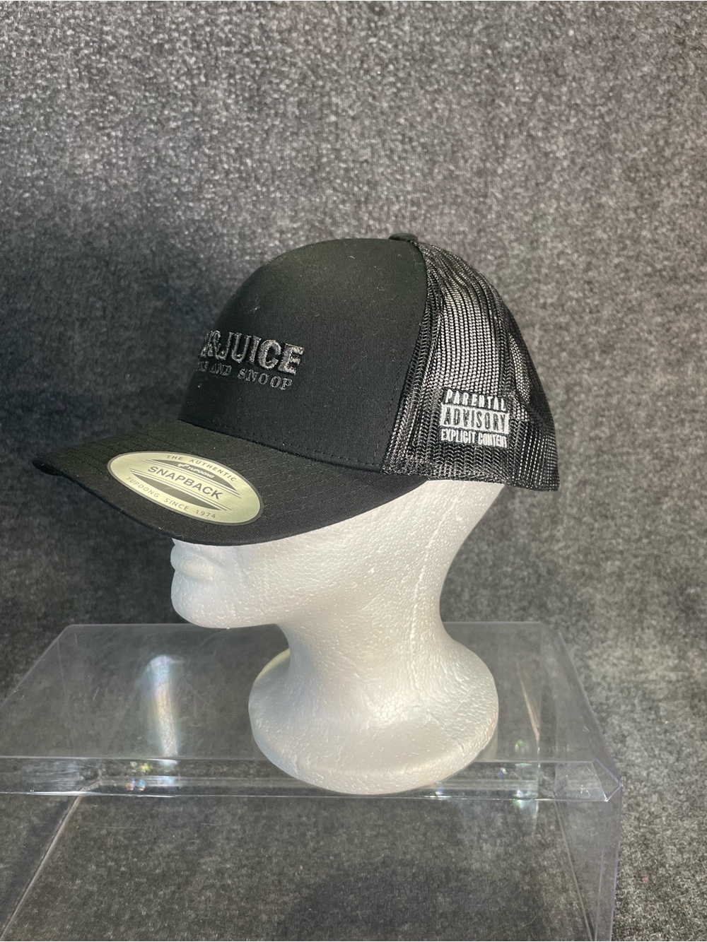 Gin and Juice Dr. Dre and Snoop Dog Parental Advisory Snapback Trucker Hat